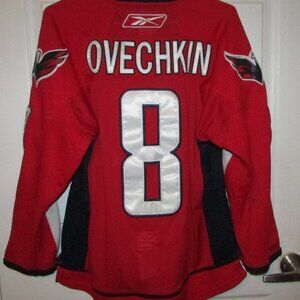 Alex Ovechkin "A" Washington Capitals Jersey - Sz 48